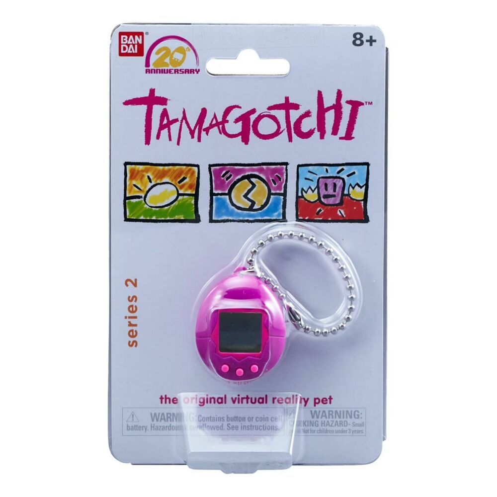 Tamagotchi 20th Anniversary Mini Bandai - Series 2 - Purple - NEW SEALED